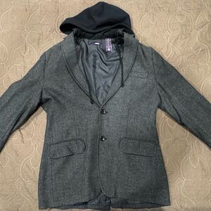 American Rag Black Wool Blend Jacket